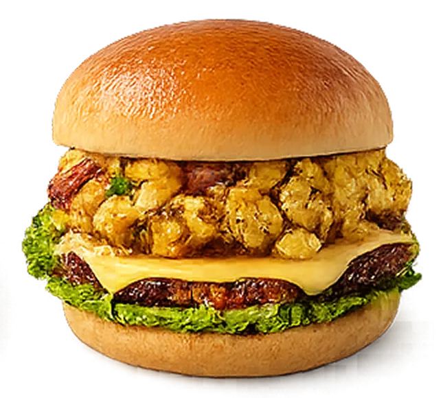 Egg Burji Burger